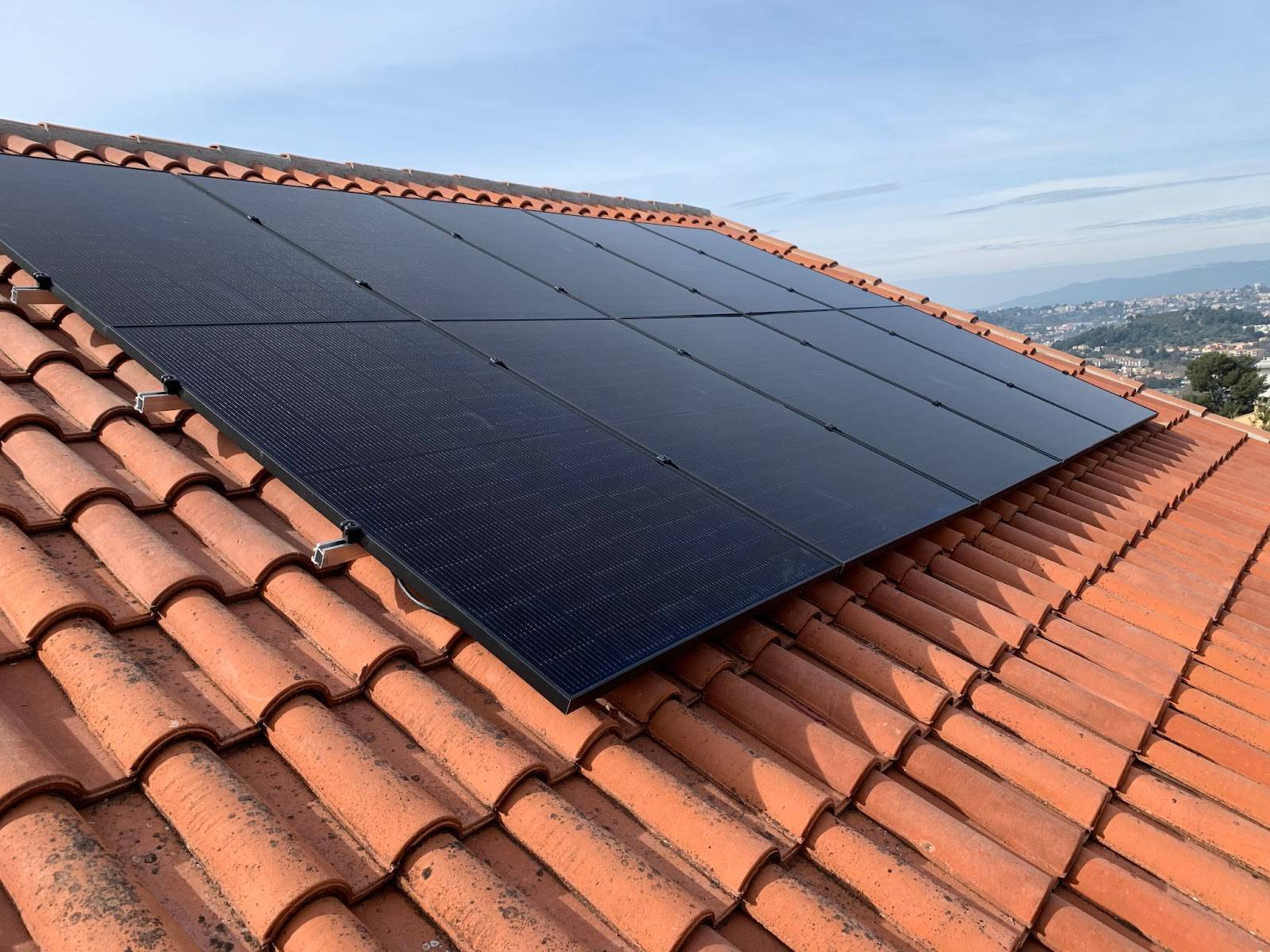 Installation de panneaux solaires